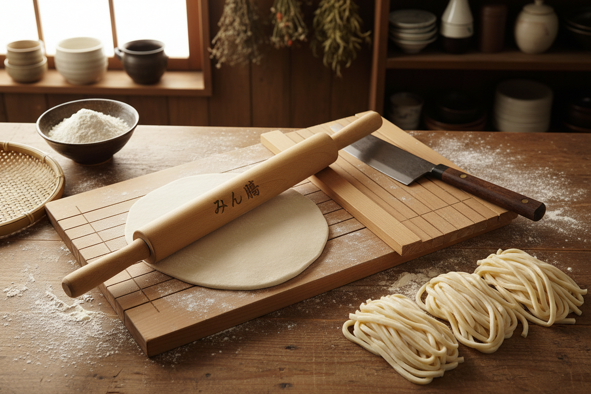 こね鉢・めん棒・麺打ち備品・すり鉢・すりこぎ棒等