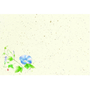 きなり尺3紙マット(5月〜8月) 朝顔（品番 86-006-07）