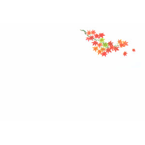 尺3紙マット(9月〜12月) 紅葉（9月〜10月）（品番 86-008-06）