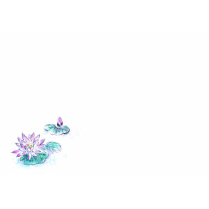 尺3紙マット(その他の柄) 蓮（仏事用）（仏事用）（品番 86-008-13）