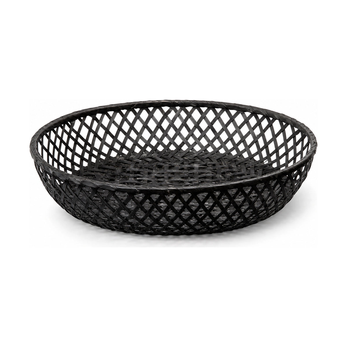 竹製受籠（黒・茶）（品番 M40-851）